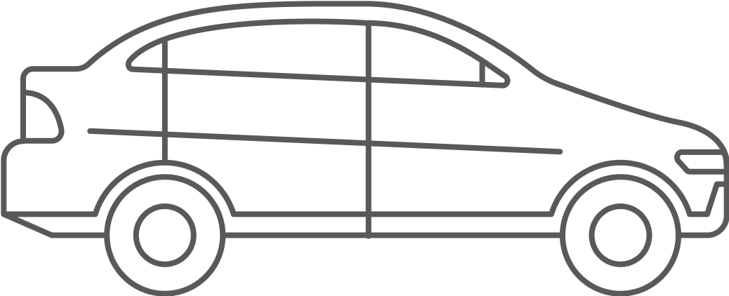 Габариты автомобиля Lada (ВАЗ) 1111 Ока I, хэтчбек 3 дв.